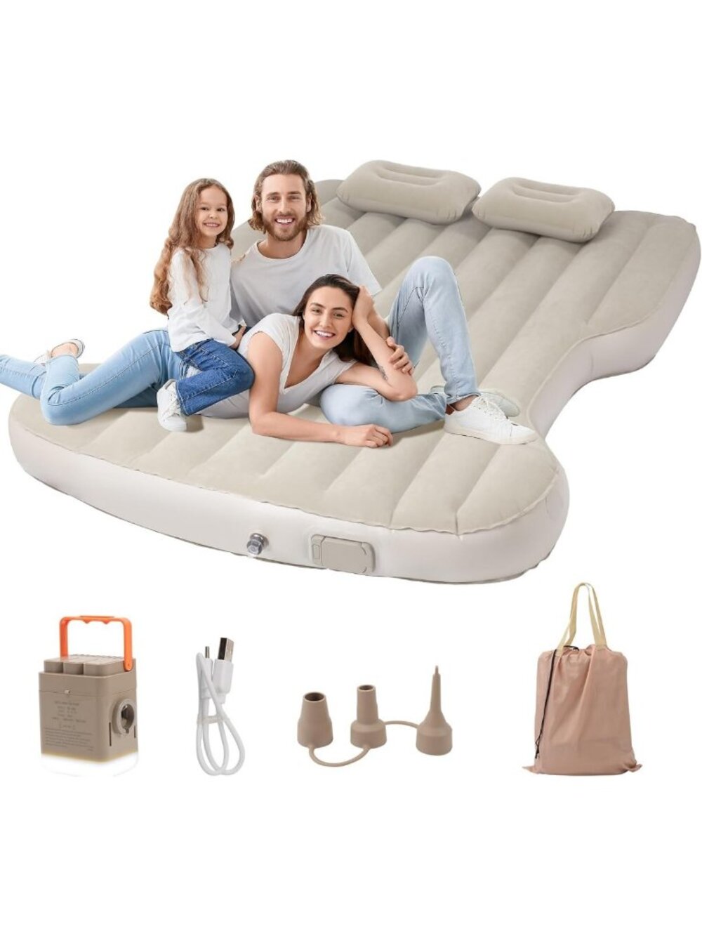 for Tesla Model Y Air Mattress, Self Inflating Car Camping Mat 2020-2026